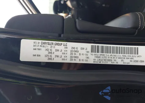 2014 Jeep Grand Cherokee Overland z USA, uszkodzony, nr VIN 1C4RJECT8EC338260